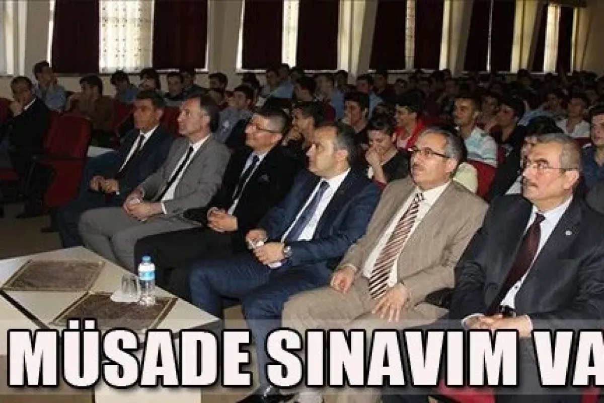Bi müsaade sınavım var!