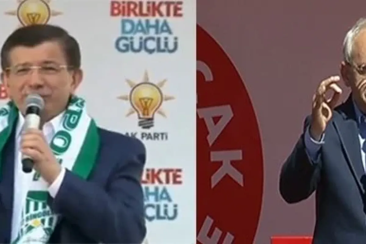 Davutoğlu Bingöl’de, Kılıçdaroğlu Tokat’ta konuştu