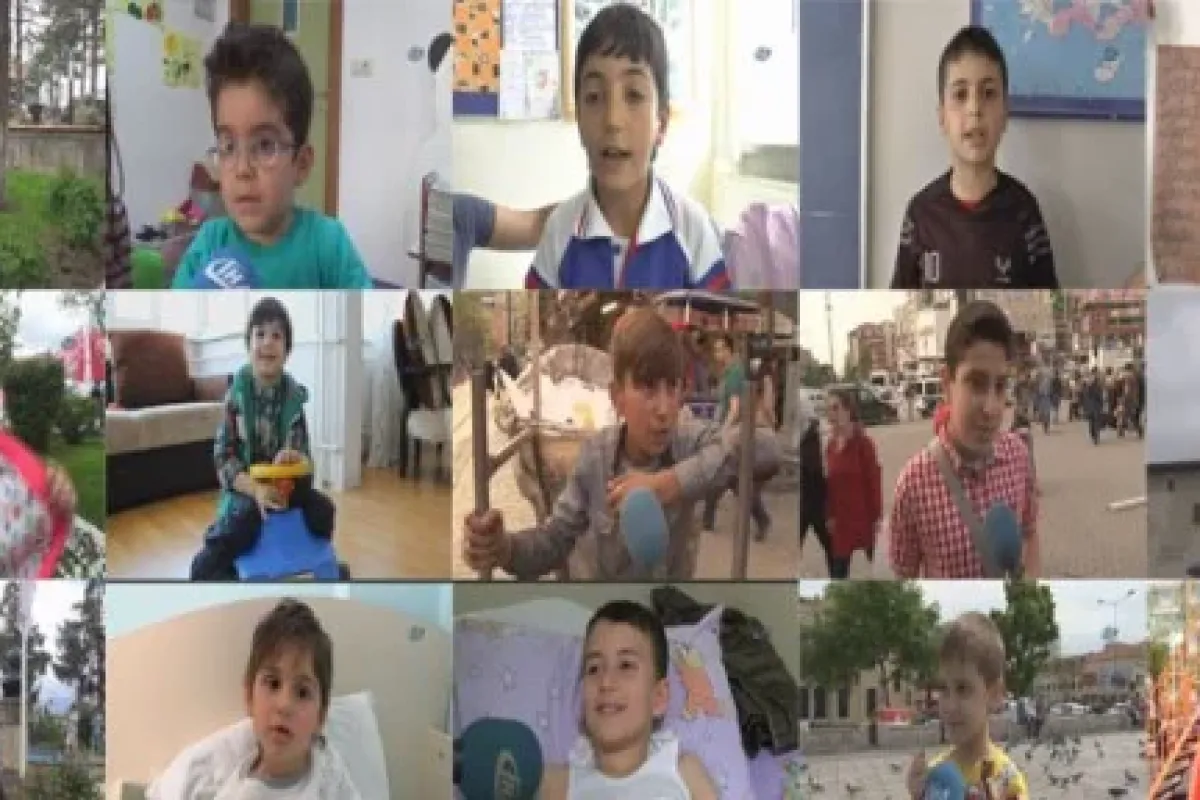 Çocuklar annelerini anlattı