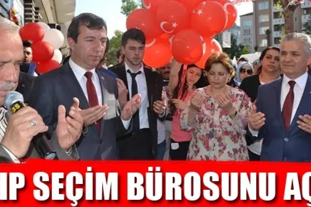 İnegöl Mhp İlçe Teşkilatı Seçim Bürosu Açtı