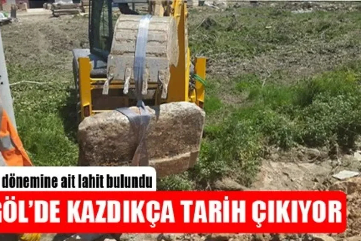 İnegöl'de Roma dönemine ait lahit bulundu