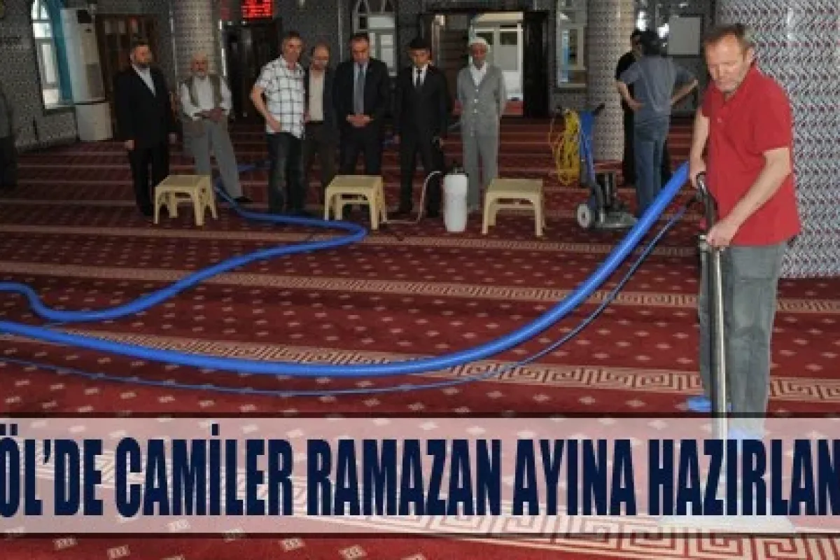İnegöl'de Camiler Ramazana Hazırlanıyor