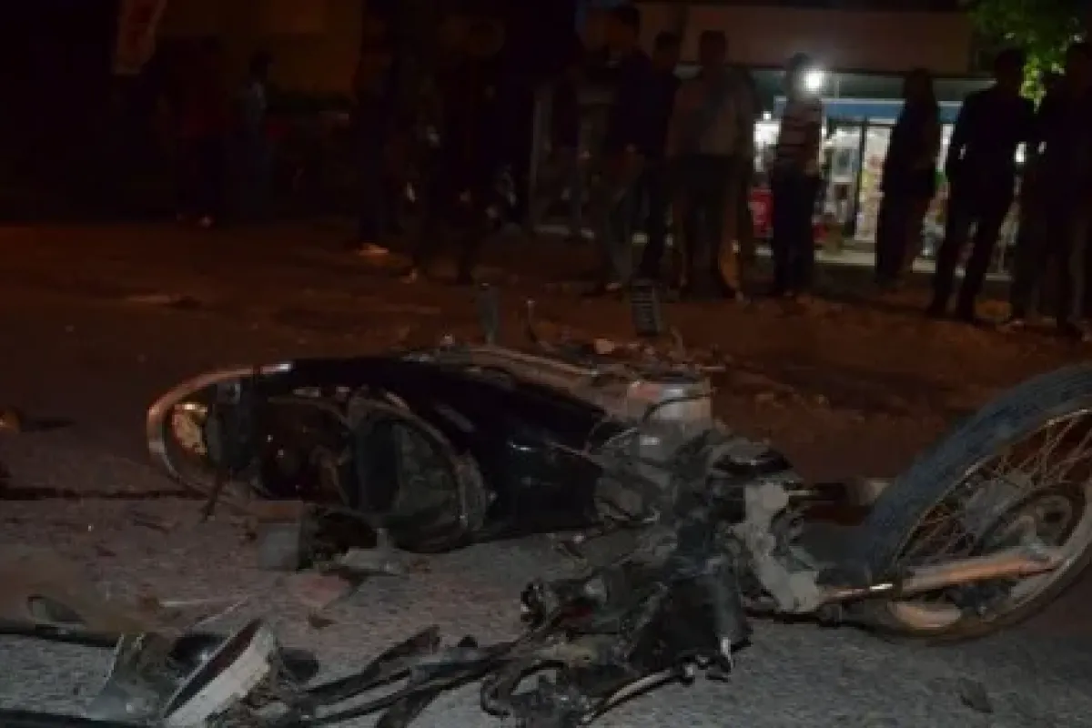 Doğum gününde kaza yaptı