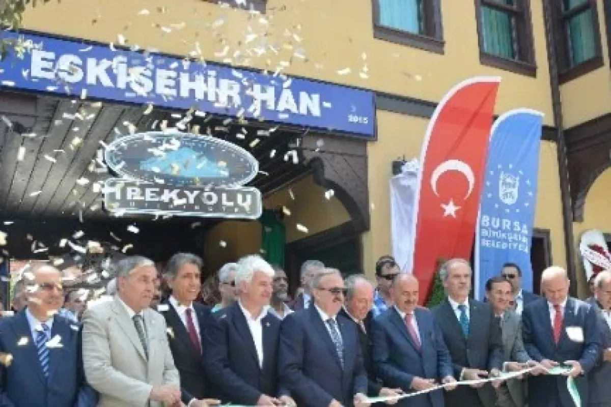 Eskişehir hanı butik otel oldu, açılışı Müezzinoğlu yaptı