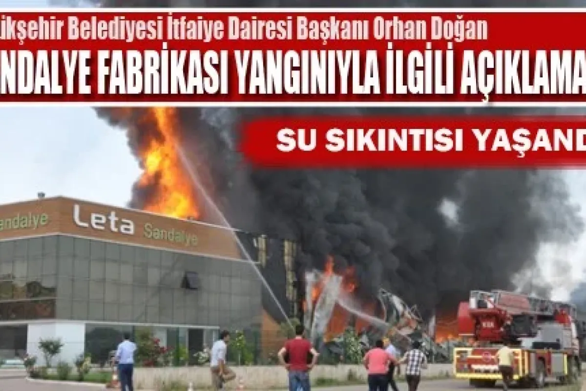 Doğan İnegöl'deki Yangını Anlattı