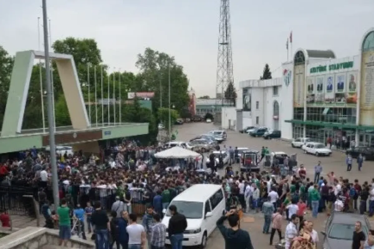 Bursa’da final izdihamı