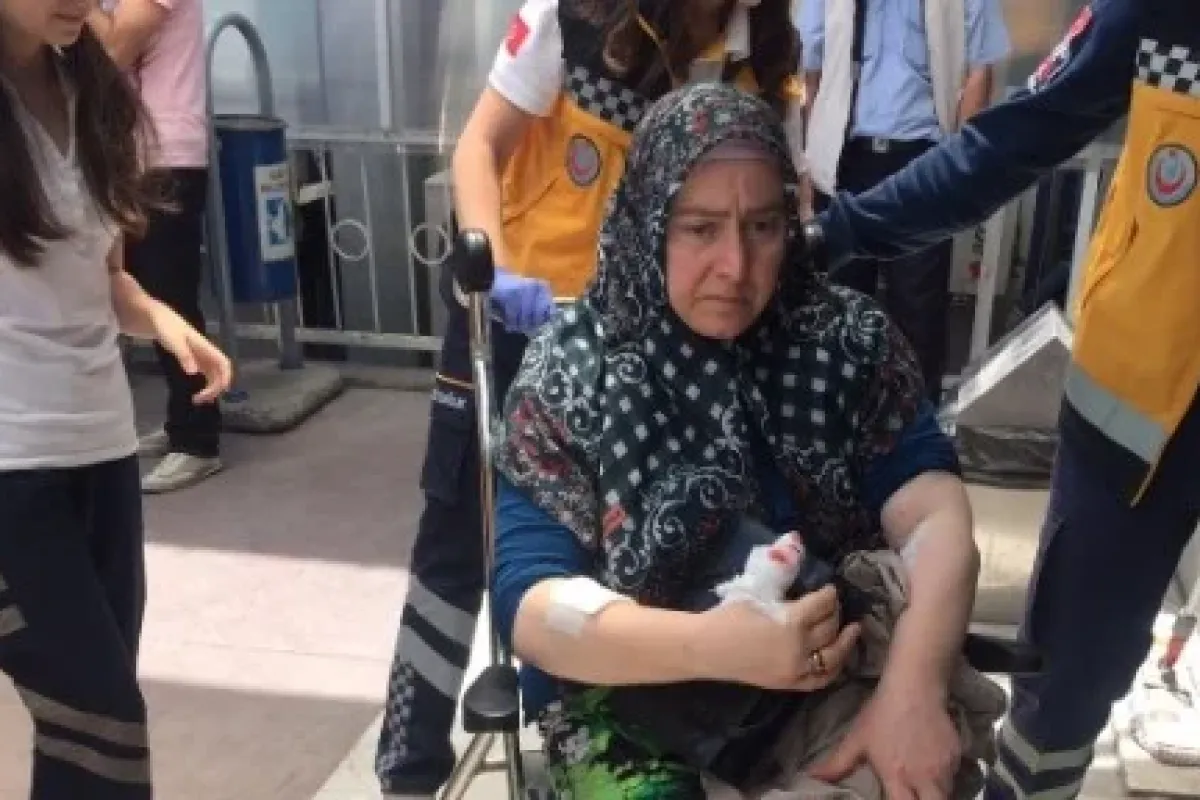 Eşinin kardeşi baltayla saldırdı