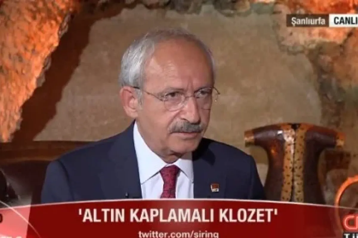 ’Altın kaplama klozet’ polemiğinde söz Kılıçdaroğlu’nun