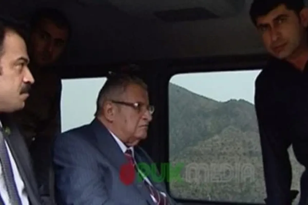 Talabani 3 yıl sonra ortaya çıktı