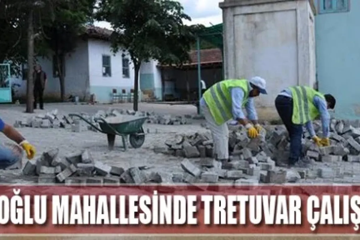 Yeni Mahallelerde Tretuvar Çalışmaları Devam Ediyor
