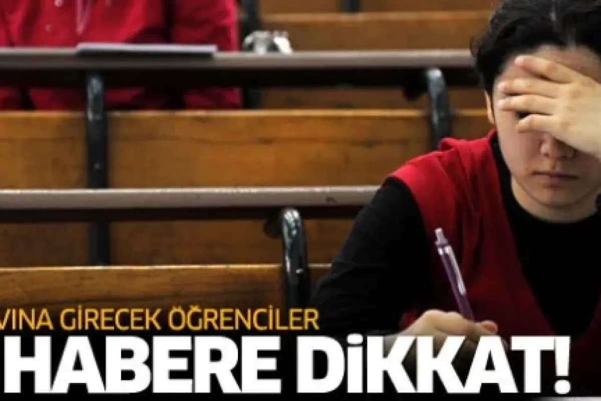 LYS'ye girecek öğrencilere önemli tavsiyeler