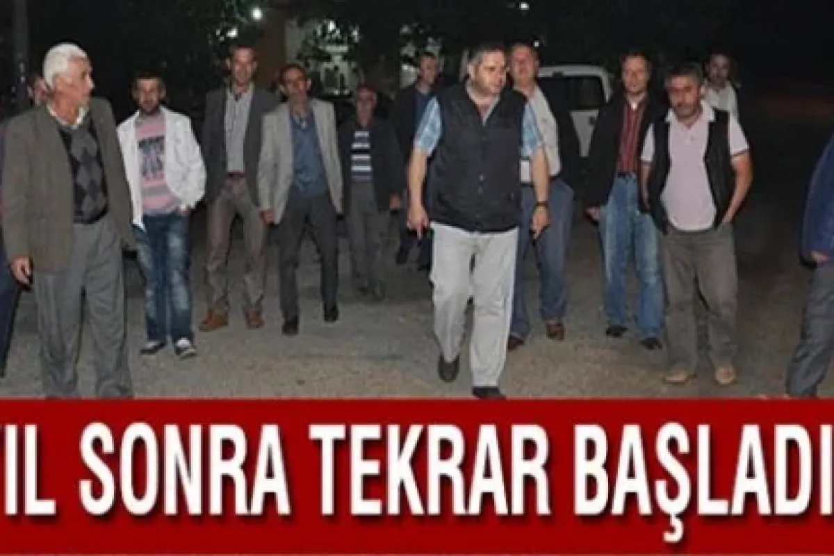 Mahalle sakinleri devriye geziyor