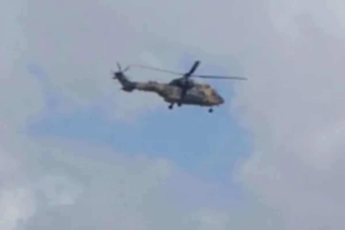 KKTC’deki yangına İngiliz helikopterlerinden müdahale desteği