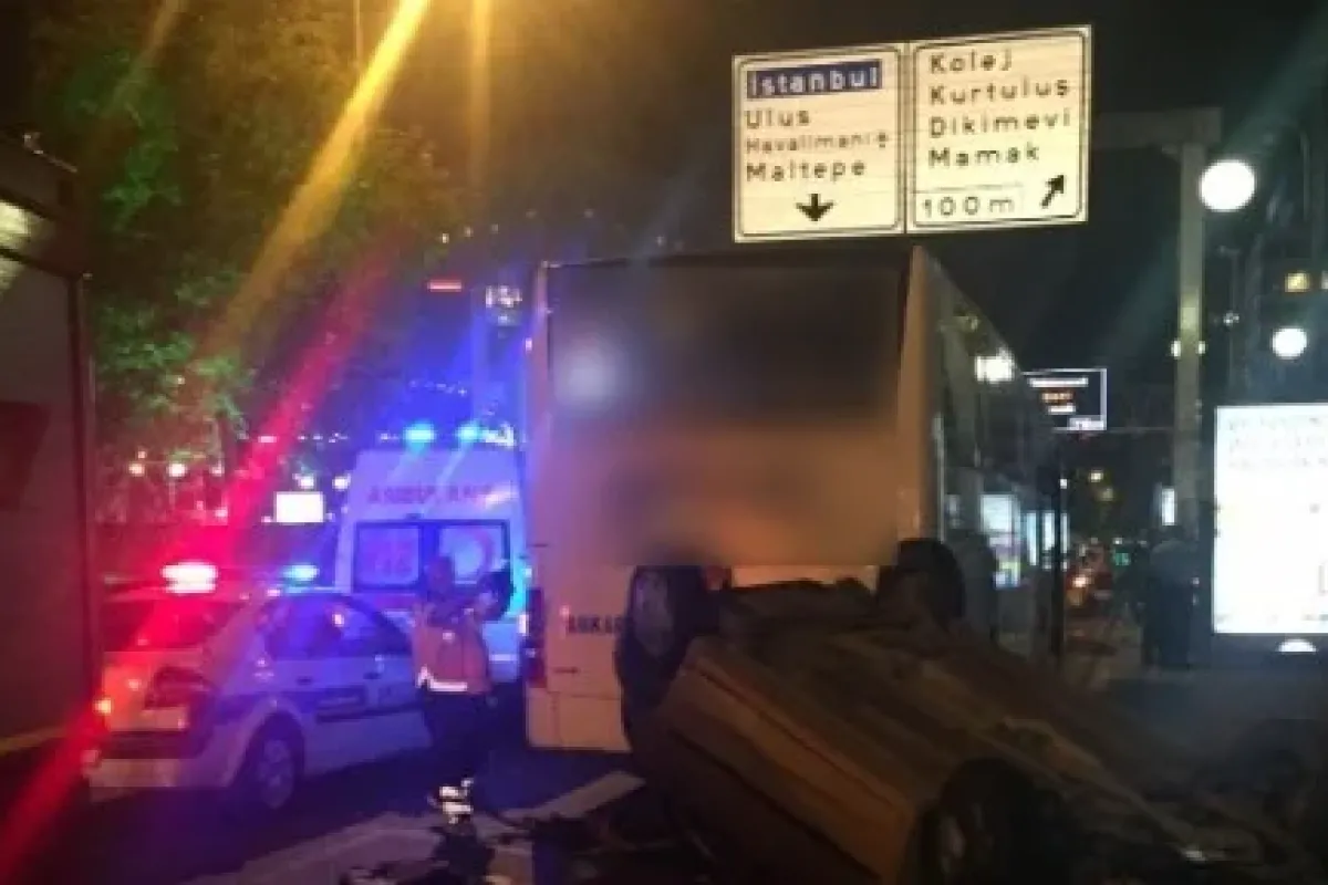 Ankara’da feci kaza: 6 yaralı