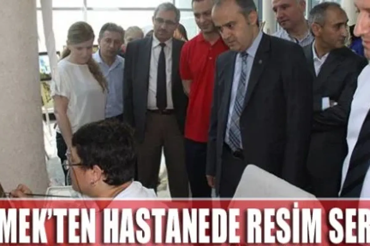 İnesmek'ten Hastanede Resim Sergisi