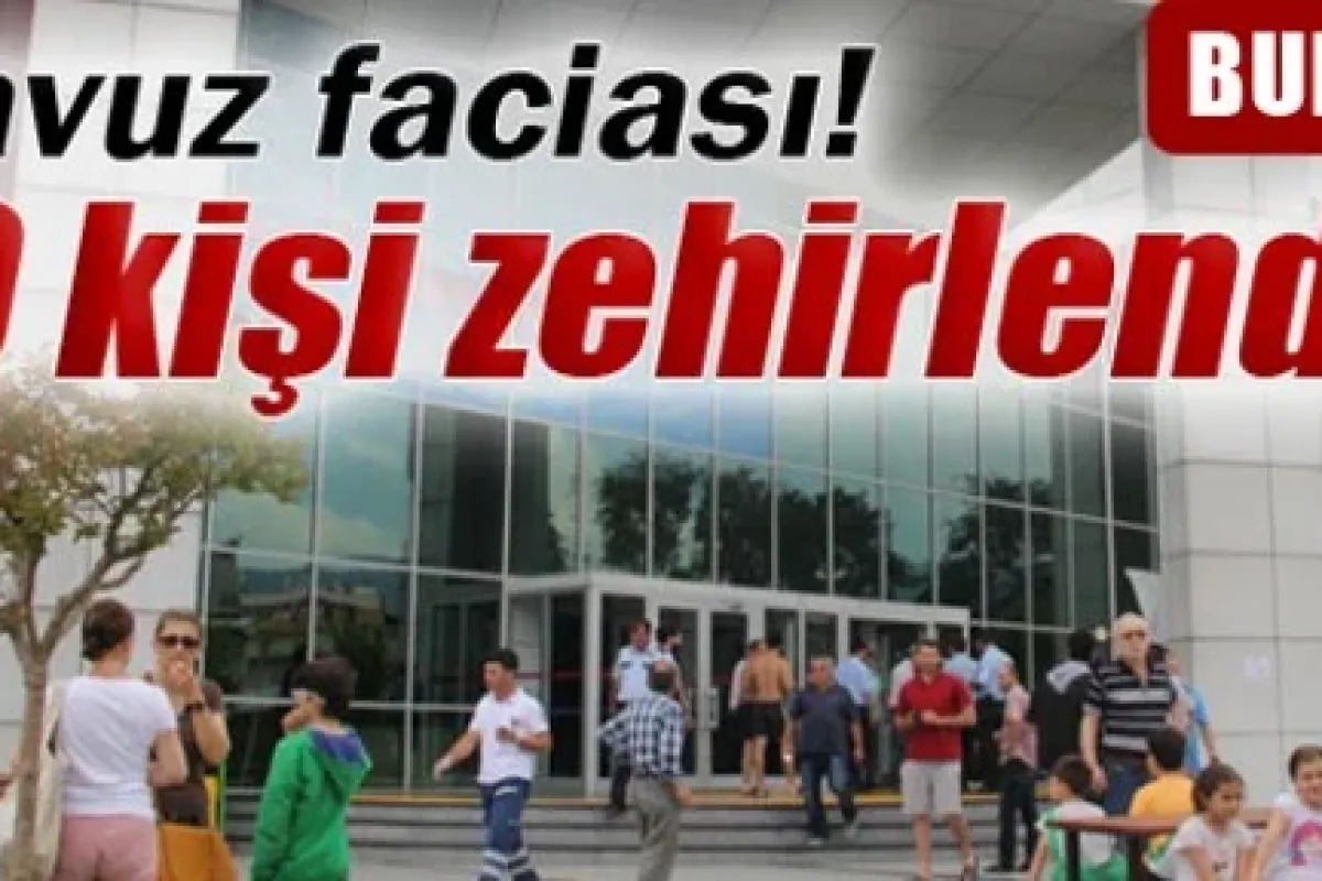 Bursa'da havuz temizleme faciası