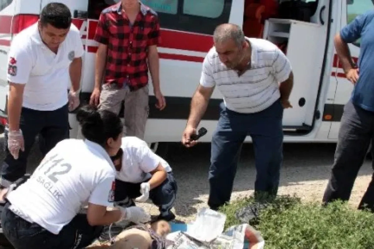 Peşinden koştuğu top sonu oldu
