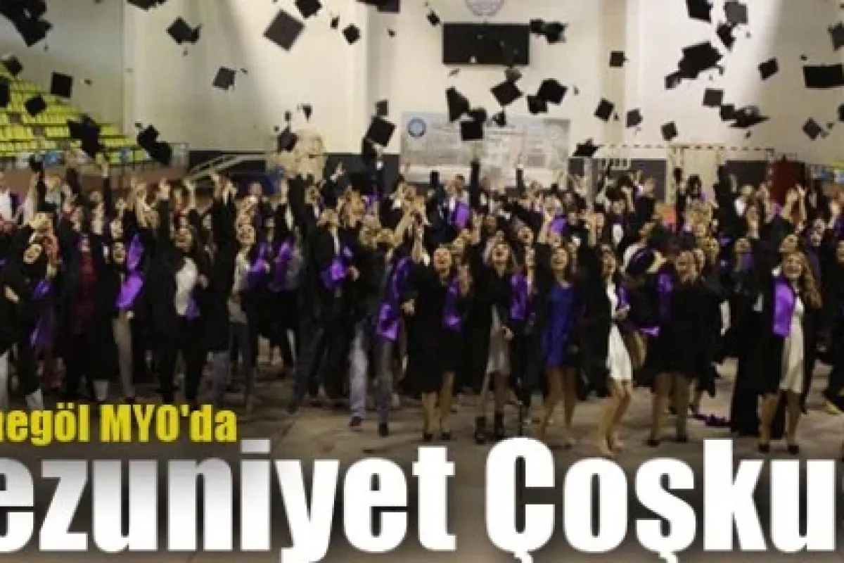 İnegöl MYO'da mezuniyet coşkusu