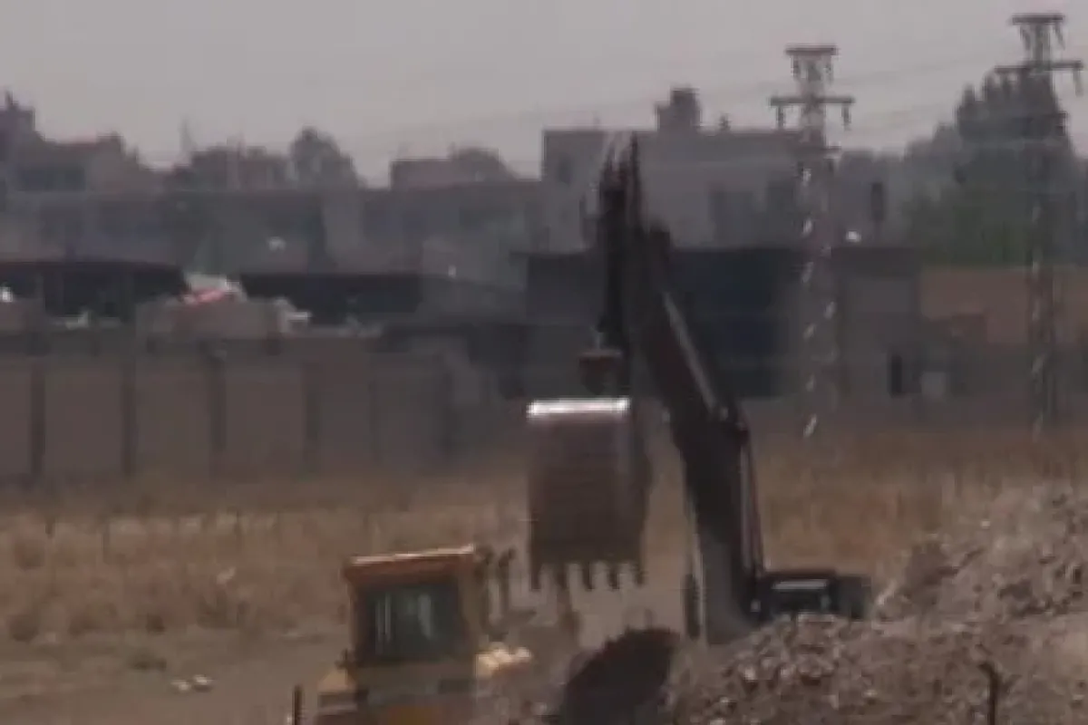 Nusaybin sınırlarına hendek kazılıyor
