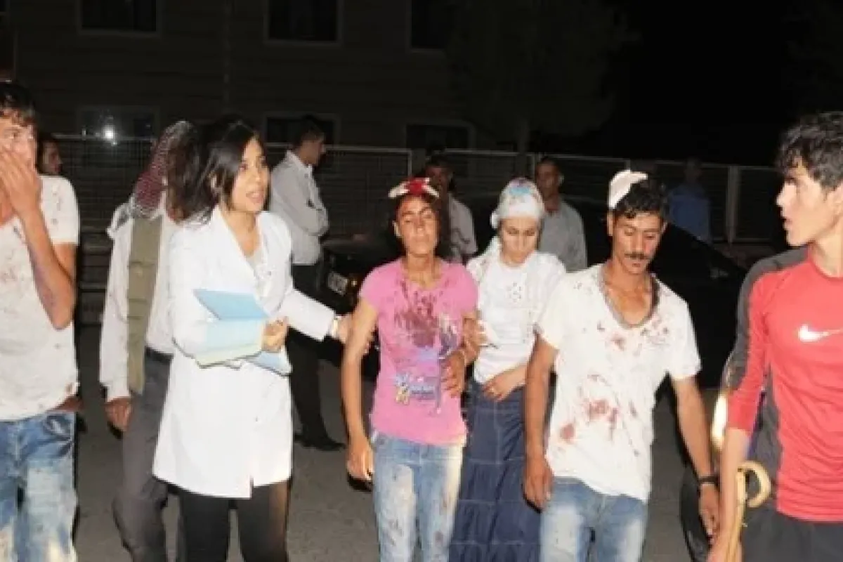 Taşlı sopalı kavga: Biri asker 5 yaralı