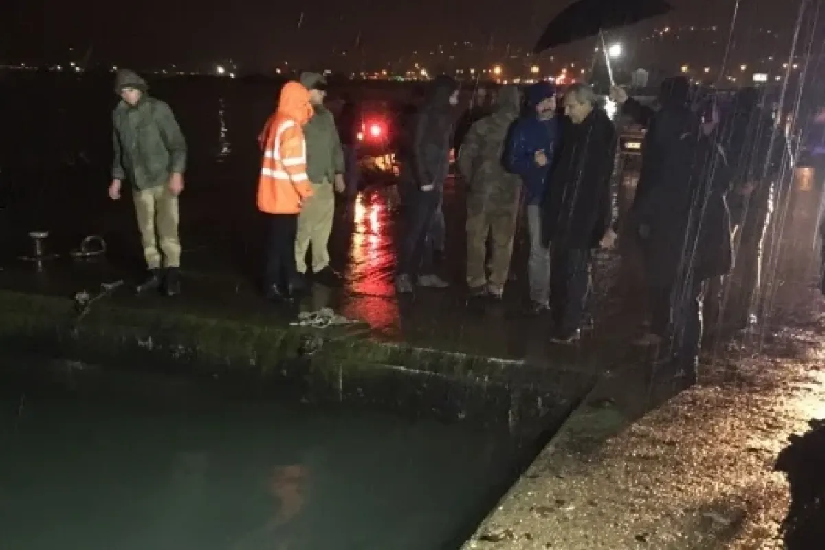 Ordu’da polis otosu denize düştü: 1 polis kayıp, 1 polis yaralı