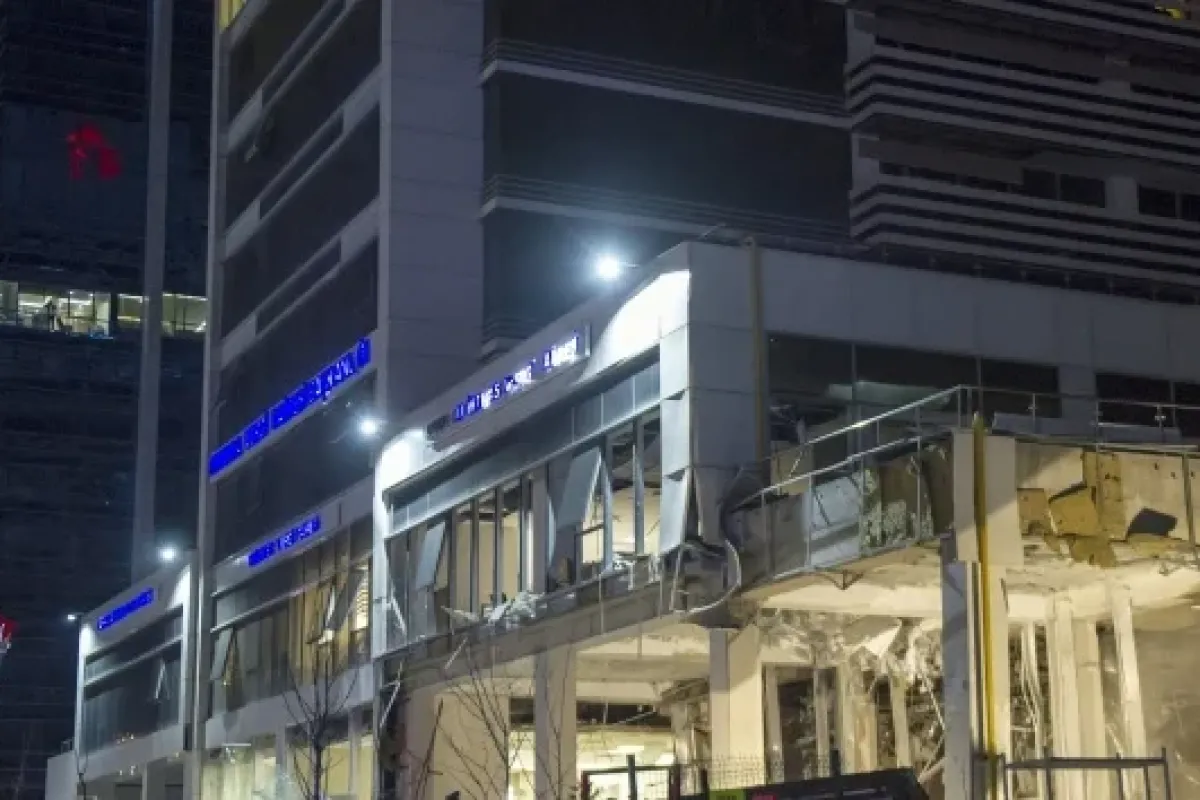 Ankara'da vergi dairesinde doğalgaz patlaması oldu