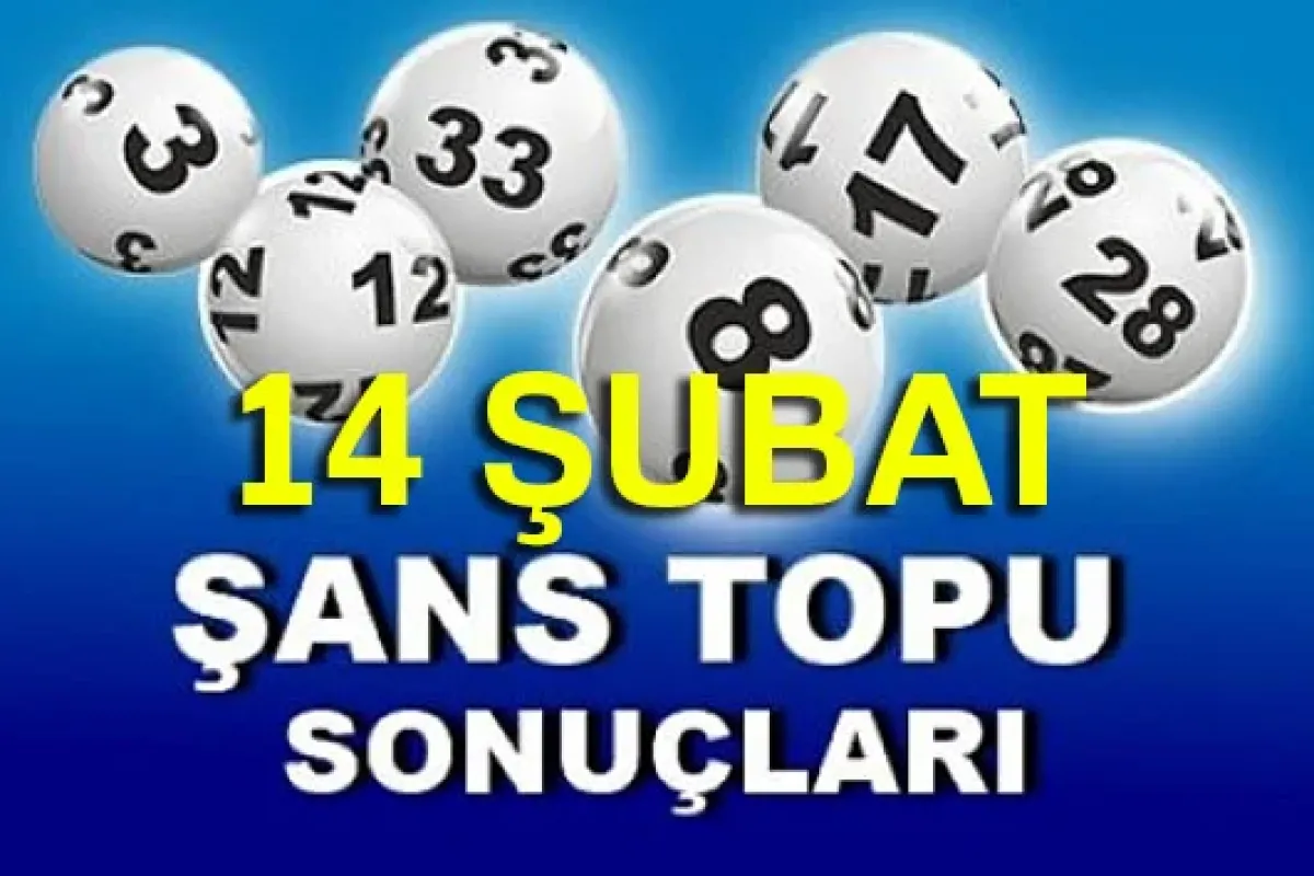 Şans Topu çekiliş sonuçları | MPİ Şans Topu sonuçları sorgula (14 Şubat Çarşamba)