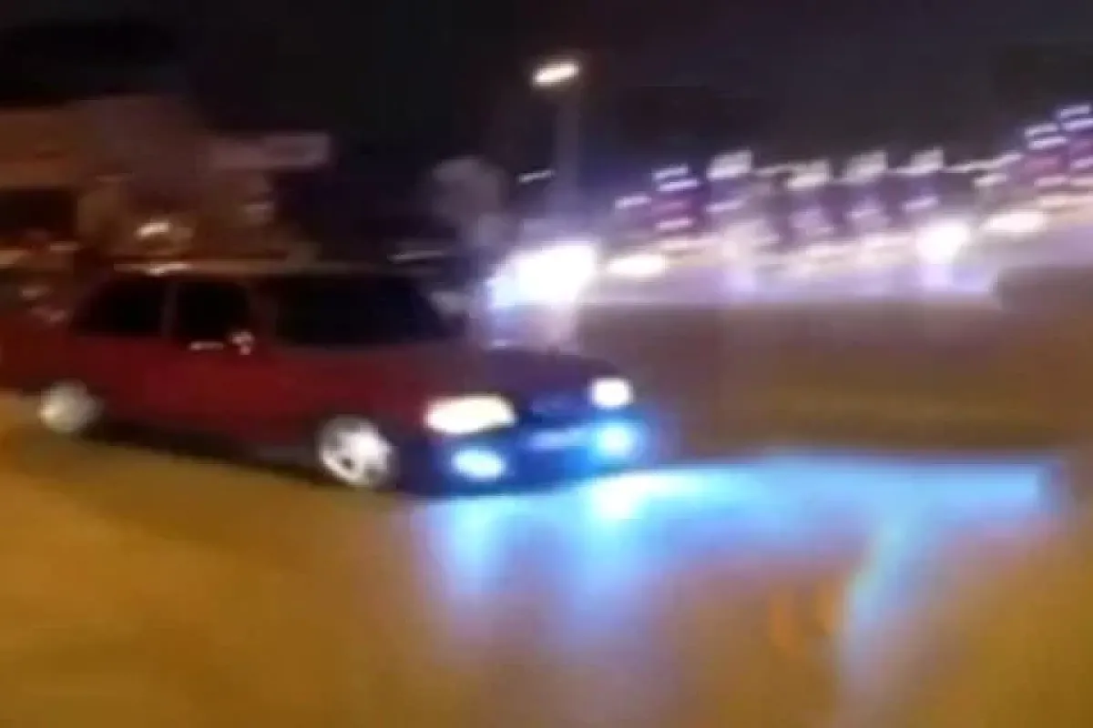 Ankara'da Drift Çılgınlığı Kötü Bitti: 1 Yaralı