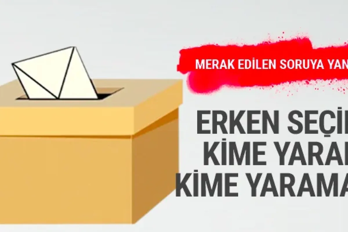Erken seçim kime yarar kime yaramaz?