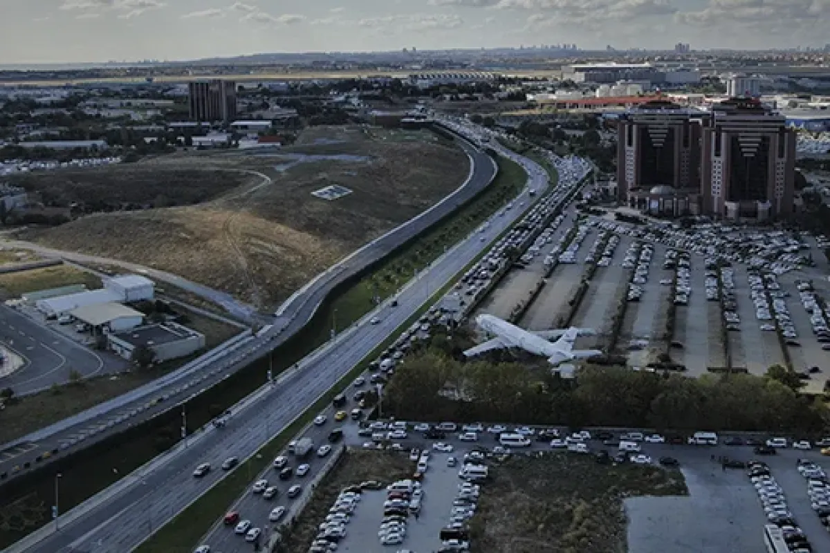 İstanbul’da TEKNOFEST yoğunluğu havadan görüntülendi