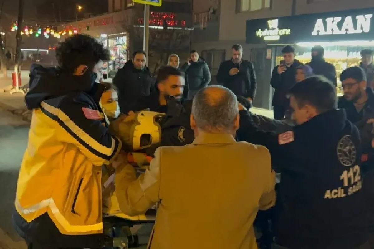 Motosikletten düşen sürücü ağır yaralandı