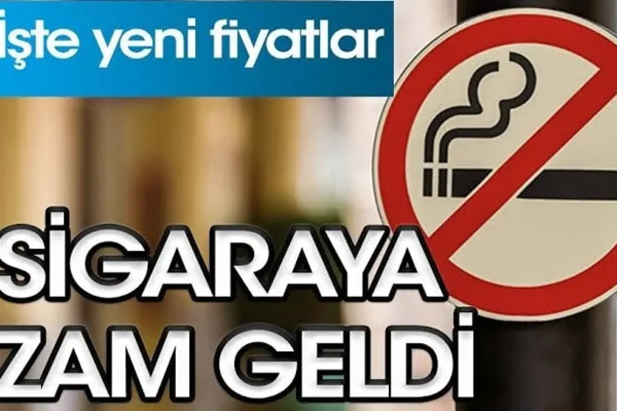 Sigaraya zam geldi