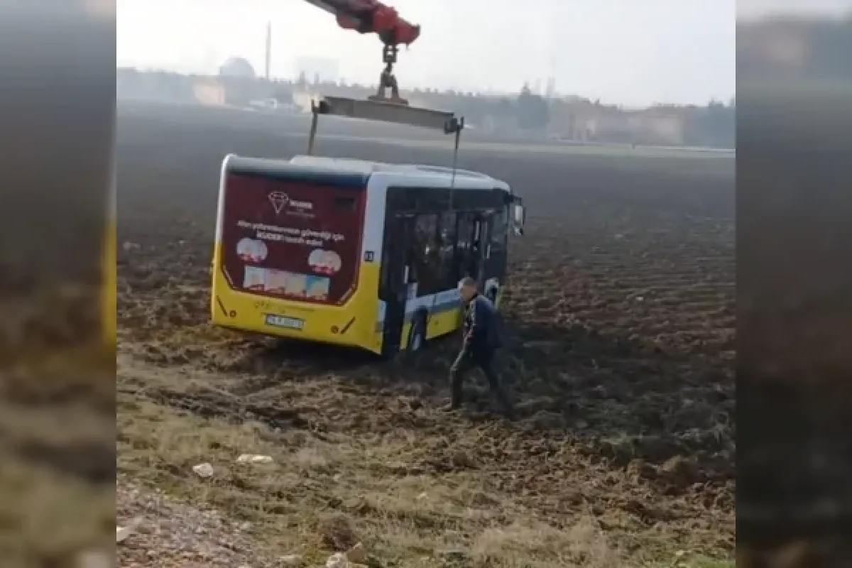 Tarlaya uçtu!