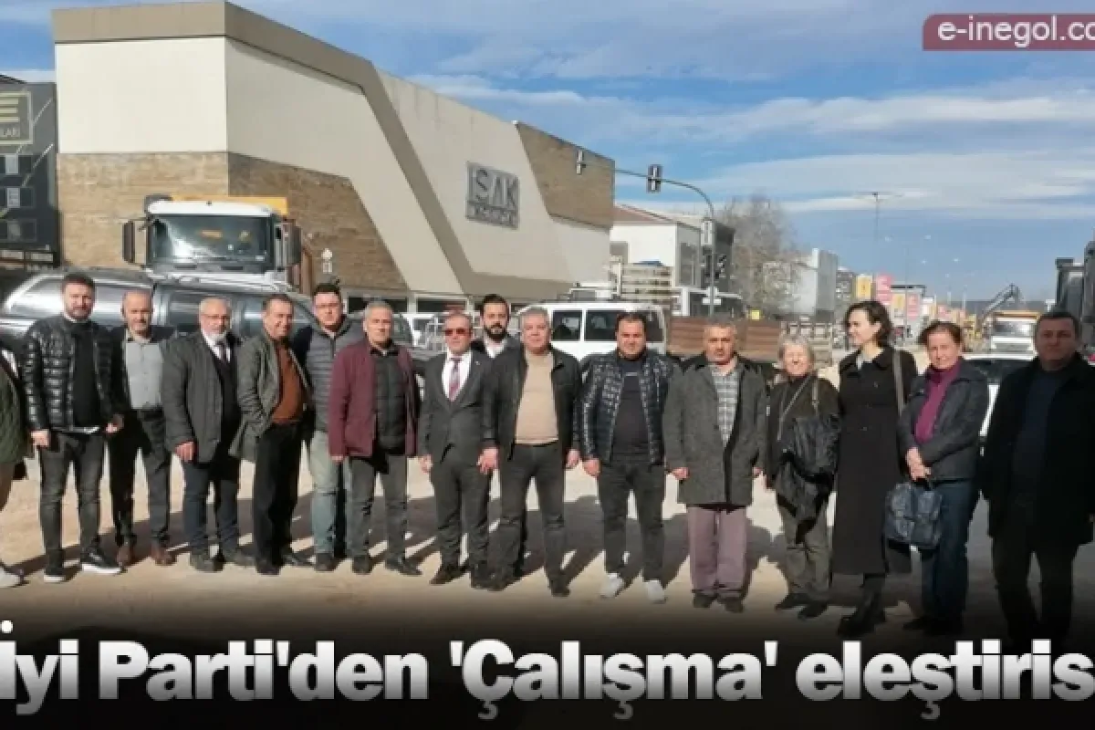 İyi Parti'den 'Çalışma' eleştirisi