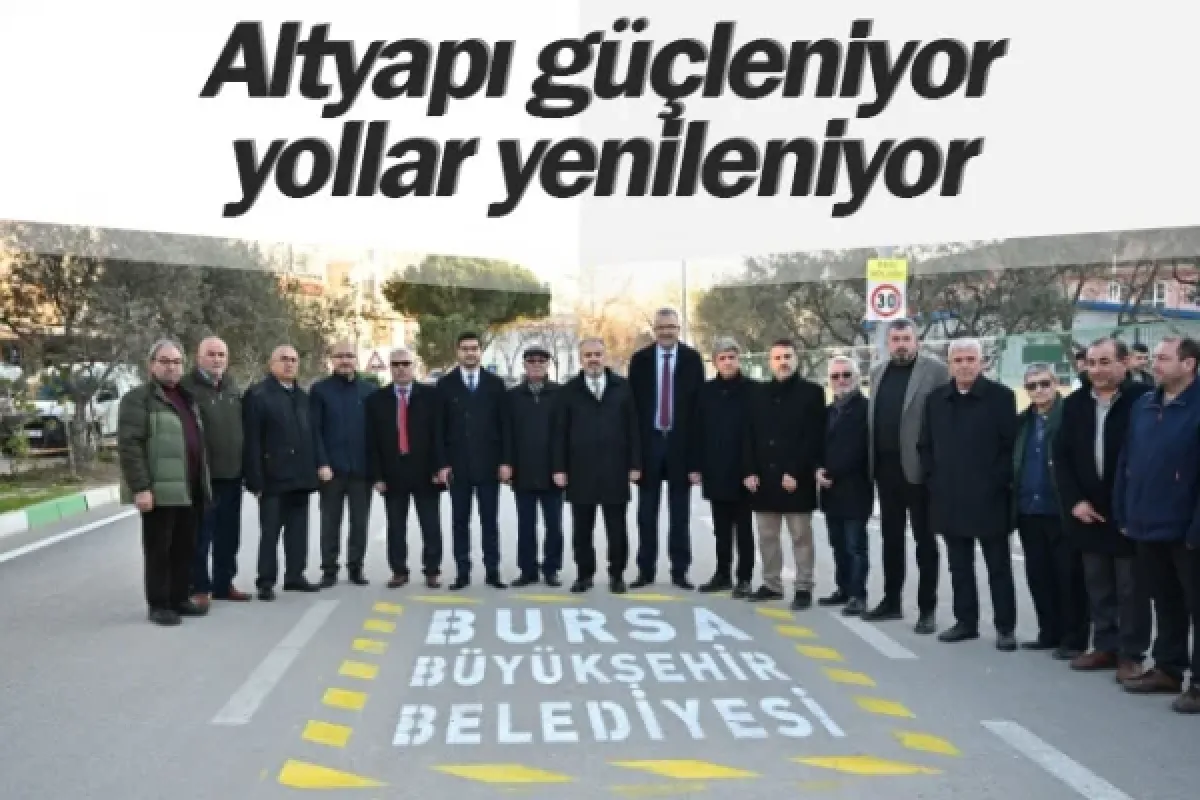 Altyapı güçleniyor, yollar yenileniyor