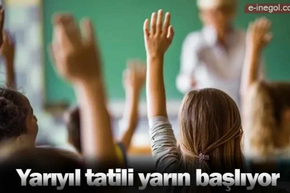Yarıyıl tatili yarın başlıyor