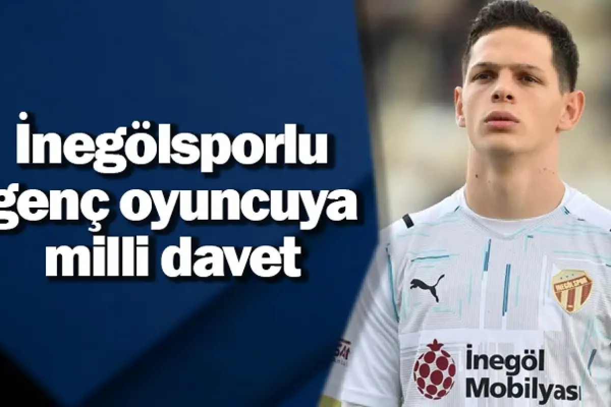 İnegölsporlu genç oyuncuya milli davet