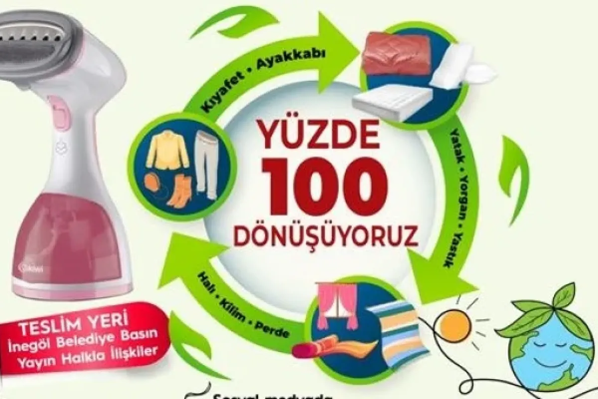 Tekstil Atıkları İnegöl Belediyesi İle Ütüye Dönüşüyor