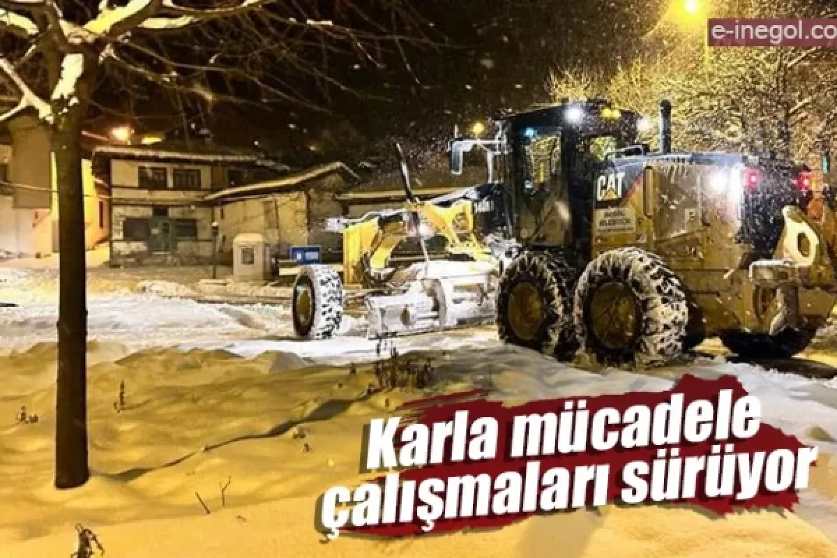 Karla mücadele çalışmaları sürüyor