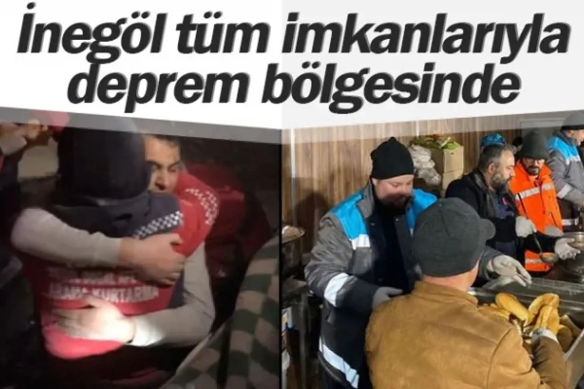 İnegöl tüm imkanlarıyla deprem bölgesinde