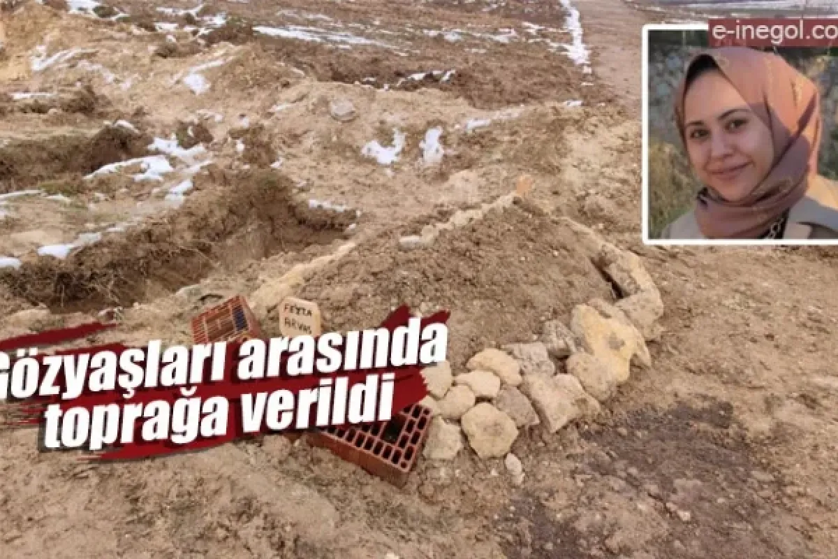 Depremde hayatını kaybeden Feyza Arvas toprağa verildi
