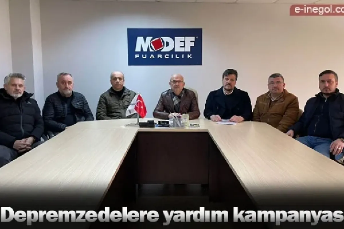 Depremzedelere yardım kampanyası