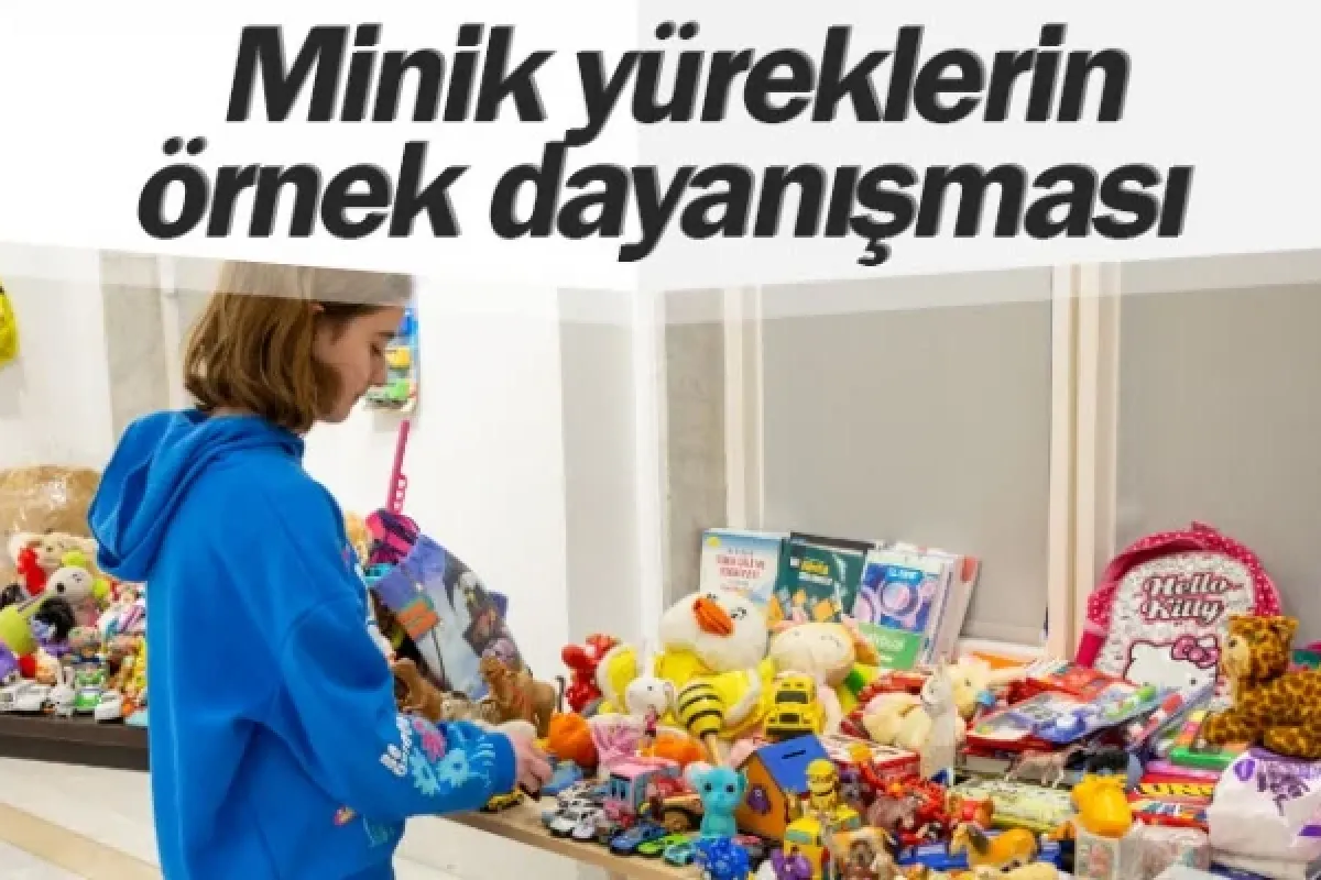 Minik yüreklerin örnek dayanışması