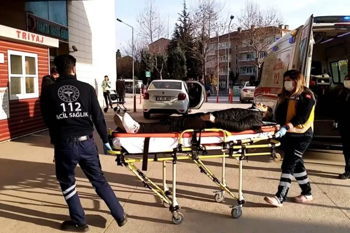 Alanyurt yolunda korkutan kaza
