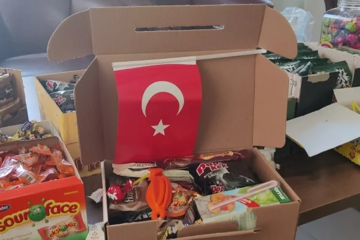 Bakkallar Odası depremzede çocukları unutmadı