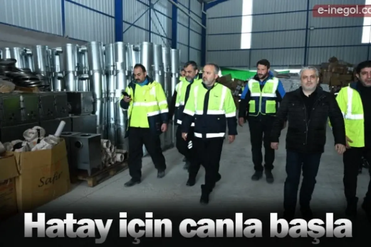 Hatay için canla başla