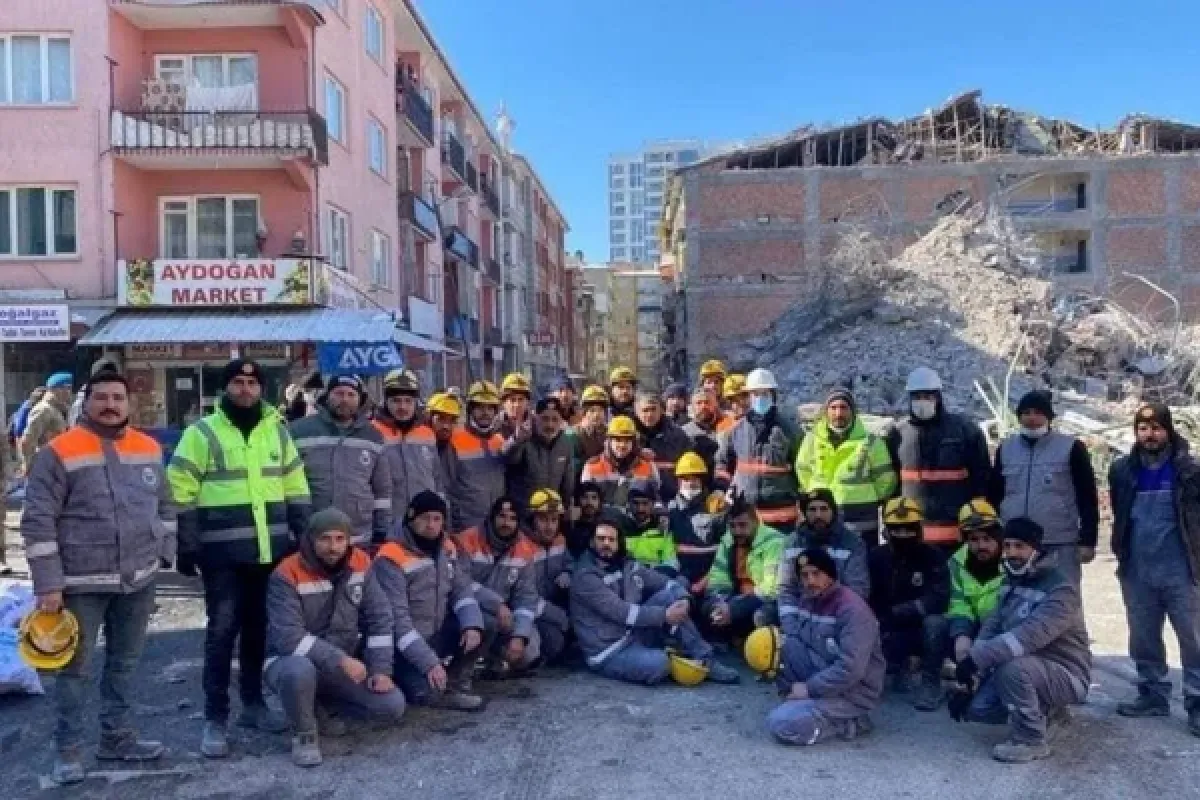 İnegöl'den deprem bölgesine giden ekip, görevlerini tamamlayıp geri döndü