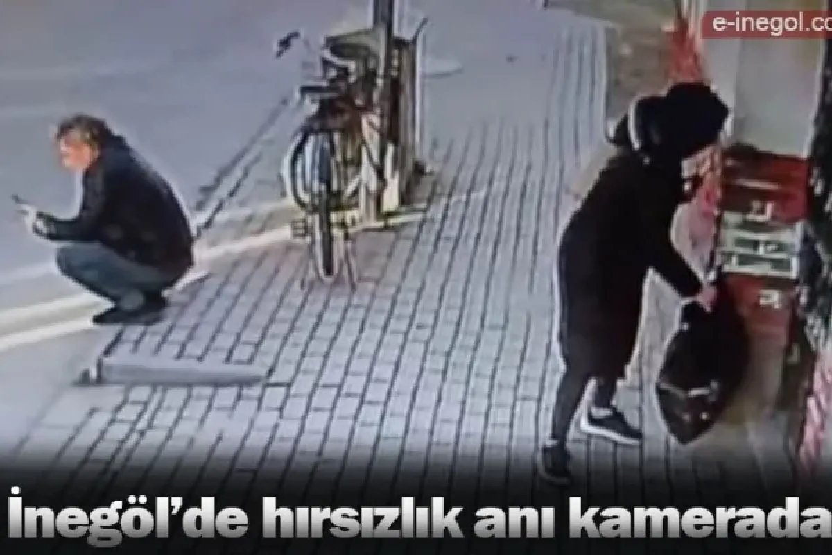 Yardım görevlisinin çantasını çalan kadın kameraya yansıdı