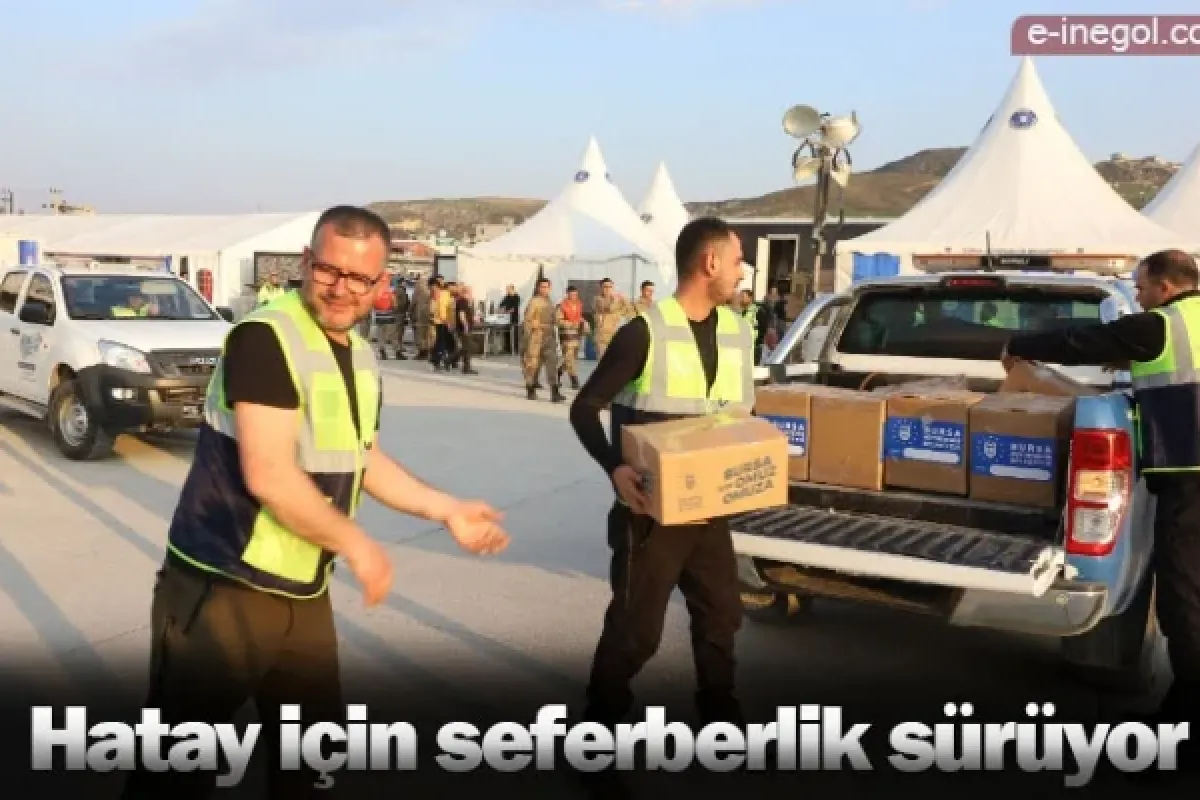 Hatay için seferberlik sürüyor