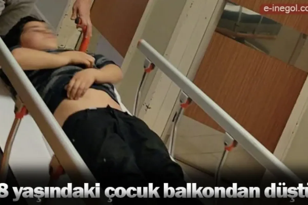8 yaşındaki çocuk balkondan düştü